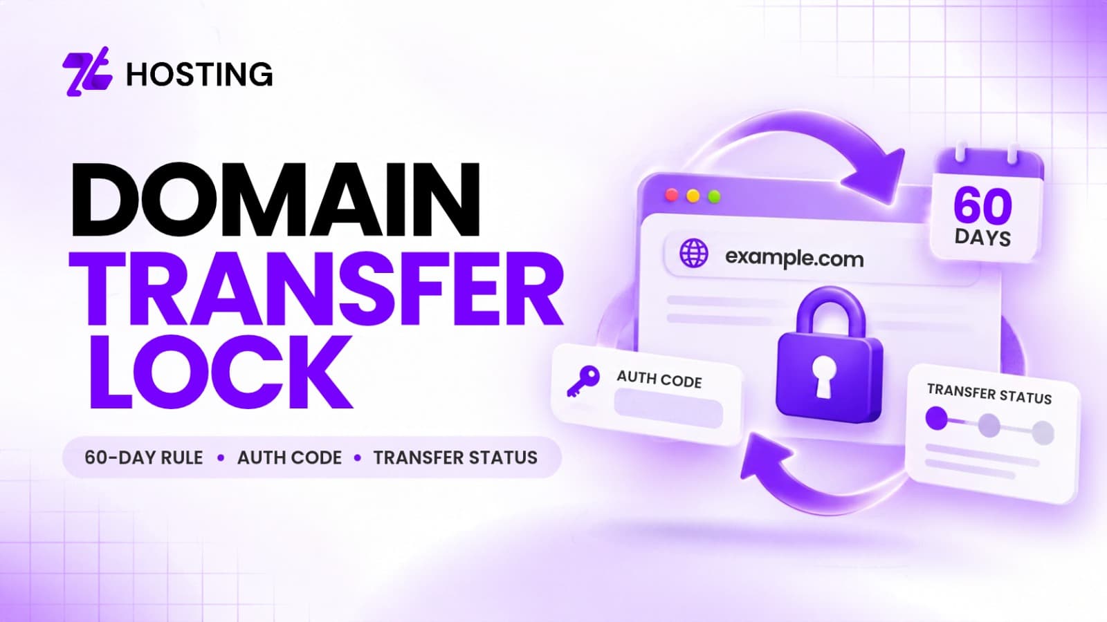 Domain Transfer Lock: 60 Day Rule, Auth Code & Status
