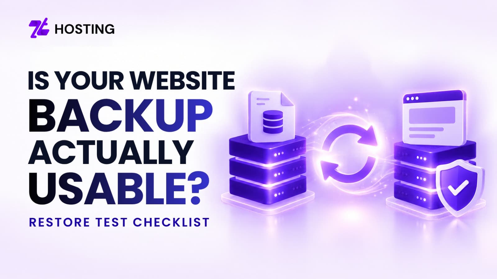Website Backup Restore Test: Is Your Backup Actually Usable?