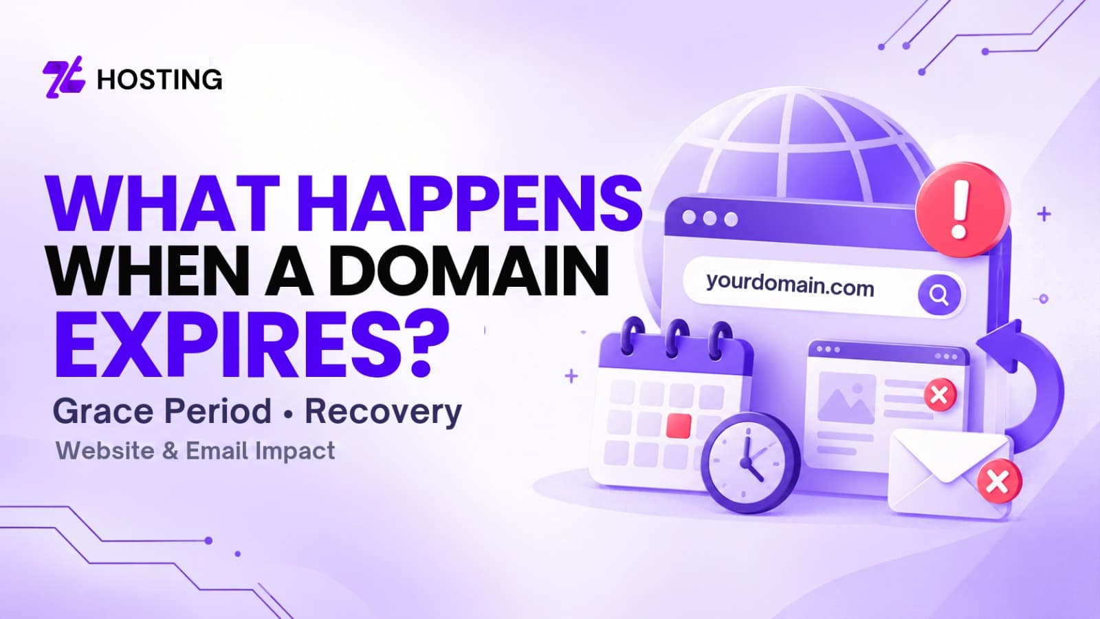 What Happens When a Domain Expires? Grace Period & Recovery